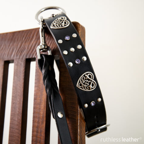 ruthless leather braveheart with added bling